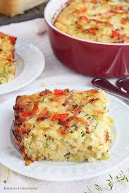 Zucchini Bacon And Rice Casserole Recipe Recipes Rice Casserole Recipes Quiche Recipes