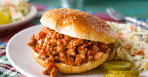 What do you eat with sloppy joes?