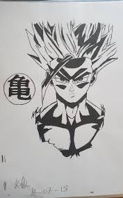 Plan to eradicate the saiyans ova and its remake, dragon ball heroes: Dragon Ball Z Drawing I Did Drawing