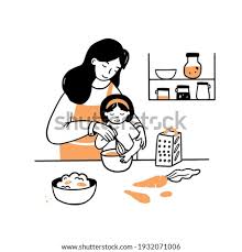 Mother cooking in the kitchen clipart clipartxtras. Kitchen Clip Art Pictures Mom Cooking Clipart Stunning Free Transparent Png Clipart Images Free Download