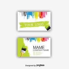 New users enjoy 60% off. Paint Business Card Design Decoration Paint Decoration Interior Png And Vector With Transparent Background For Free Download Painted Business Cards Card Design Business Cards Creative