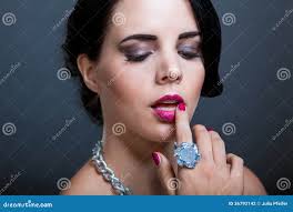 Beautiful Sophisticated Woman Stock Photo