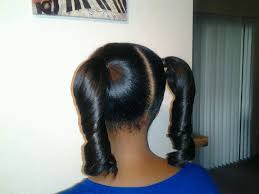 Press And Curled Ponytails Hair Styles Kids Hairstyles Relaxed Hair