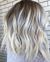 So, before you create the waves, prepare a mix of foam and setting lotion to prep your hair. Picture Of Icy And Rooty Blonde Hair With Light Waves On Medium Length Hair Is Amazing