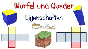 Quader Und Wurfel Eigenschaften Wurfel Schule