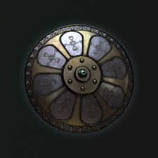 3d Model Fantasy Medieval Shield Medieval Shields Shield Fantasy