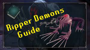Ripper demons are slayer monsters that can be found in a cave under the abbey of st. Ripper Demons Guide How Not To Die Youtube