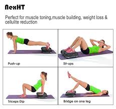 Nexht Fitness Vibration Platform Whole Body Shape Exercise Machine 89006a Vibration Plate Fit Massage Workout Trainer With Two Resistance Bands Remote Control Workout Machines Fitness Body Fitness Trainer
