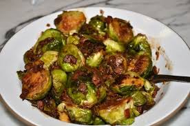 Brussels Sprouts With Turkey Bacon And Dates Recipe Brussel Sprouts Sprouts With Bacon Lemon Juice Recipes
