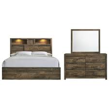 Shop for home styles bermuda twin 2 piece bedroom set in brushed white from nebraska furniture mart. Mayberry Hill Bailey 3 Piece King Bedroom Set In Warm Walnut Nebraska Furniture Mart