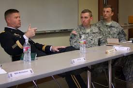 Army general visits ROTC battalion; discusses leadership