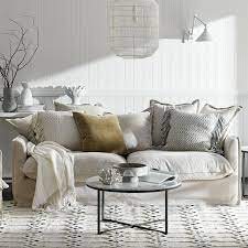 Maybe you would like to learn more about one of these? Hyde Park Home Stone Cumulus Premium 3 Seater Linen Slipcover Sofa Temple Webster