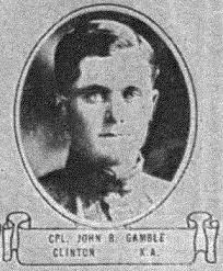 East Tennessee Veterans Memorial Association — Gamble, John B.