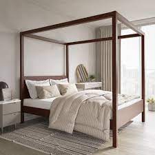 King Size Four Poster Wooden Bed Frame