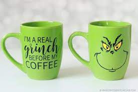 Grinch Inspired Coffee Mugs Painted Coffee Mugs Diy Mugs Mugs