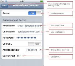 How To Update Smtp Setting On Iphone Ipad How To Be Outgoing Server Web Hosting