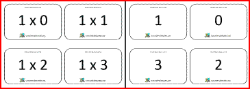 This helps learners visually link colors to the tables they are learning. Printable Math Flash Cards For Multiplication