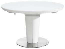 Couchtisch rund als formvollendung fürs wohnzimmer. Esstisch Rund Weiss Edelstahlfarben Jetzt Nur Online Xxxlutz