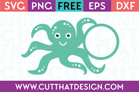 Download Octopus Monogram Design Cut That Design