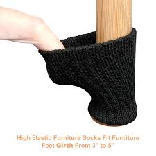 Work 6 sc into ring. Coolmade 24pcs Chair Socks High Elastic Furniture Socks Pads Non Slip Chair Leg Feet Socks Covers Furniture Caps Set Fit Furniture Feet Girth From 3 To 5 Knitted Furniture Pads Black Walmart Com
