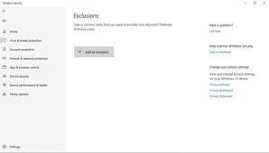 Sunning himself on the board steps. Add An Exclusion To Windows Security