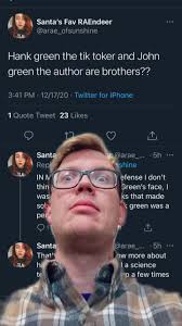 Hank Green the what now?!