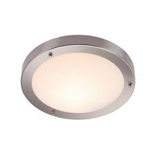Great savings free delivery / collection on many items. Modern Brushed Chrome Bathroom Ceiling Light Ip44 Rated Class 2