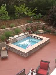 Spool Spa Plus Pool Pools For Small Yards Small Pool Design Small Backyard Pools