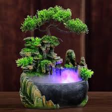 Check spelling or type a new query. Suitable For Office Home Desk Decoration Desktop Fountain Indoor Outdoor Water Fountains With Atomizing Effect Living Room Bedroom Us Plug 110v Home Decor Home Urbytus Com
