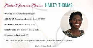 Hailey S Story As A Project Management Virtual Assistant Student Success Virtual Assistant Project Management