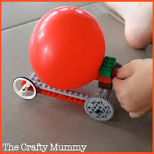 4 Groovy Ways To Teach Newton S 3rd Law Balloon Games For Kids Lego For Kids Lego Cars
