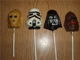 Candy Favors Star Wars Chocolate Lollipop Party Chocolate Lollipops