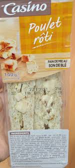 Sandwich Poulet Roti Moutarde Casino 140 G
