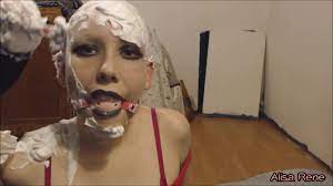 AlisaRene - Bondage Head Shaving and Pieing - ManyVids