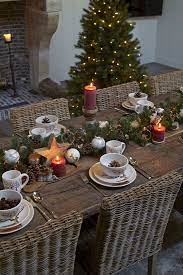 Tie the silverware together with twine or ribbon or place it our modern christmas table setting ideas contest has us feeling inspired this holiday season. Festliche Tischdeko Ideen Zu Weihnachten Angezundete Rote Kerzen Holzstern Winter Table Decorations Christmas Table Settings Winter Table Setting