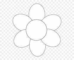 flower template free printable mothers day flower template hd png download 552x600 3643 pngfind