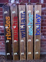 Personalized Growth Chart Height Chart Rustic By