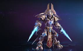 How to earn gold & unlock heroes for free in blizzard's heroes of the storm. Gold And Blue Robot Warrior Graphic Wallpaper Starcraft Heroes Of The Storm Artanis Blizzard Entertainment Hd Wallpaper Wallpaper Flare