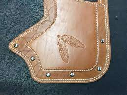 Indian Leather Heat Shield For Chieftain Vintage Chief Classic Roadmaster Indian Chieftain Leather
