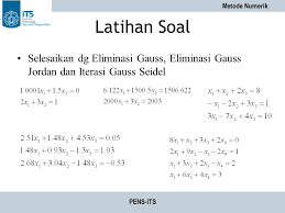We did not find results for: Bab 3 Penyelesaian Sistem Persamaan Linier Spl Ppt Download