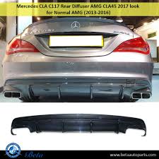 Mercedes Cla45 2017 Look Rear Diffuser For Cla C117 Normal Amg Mercedes Cla 45 Amg Mercedes Benz Amg