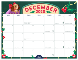 Start The New Year With This Printable 2020 Disney Calendar Inside The Magic In 2020 Disney Calendar Family Calendar Disney Family
