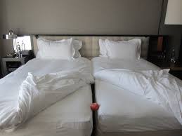 I Dont Understand European Hotel Twin Beds One Mile At A