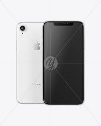 Apple Iphone Xr Mockup In Device Mockups On Yellow Images Object Mockups