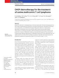 This information was relayed to both owners, including expected quality of life, both with and without treatment. Pdf Chop Chemotherapy For Treatment Of Canine Multicentric T Cell Lymphoma