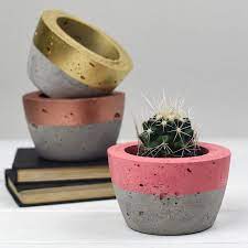 Easy Diy Concrete Planters Ideas How To Make Unique Flower Pots