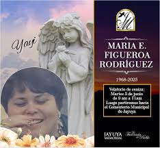 Ayer, 12 de septiembre de 2017, falleció María M. Bauzá Figueroa, "Maro"  del Barrio Santa Rosa. Su cuerpo estará expuesto en la Capilla Shalom desde  hoy miércoles, 13 de septiembre a las