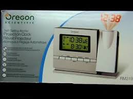 Oregon Scientific Self Setting Atomic Projection Alarm Clock Ebay