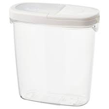Ikea 365 Dry Food Jar With Lid Transparent White Shop Ikea Ikea Ikea 365 Food Jar Food Storage Organization