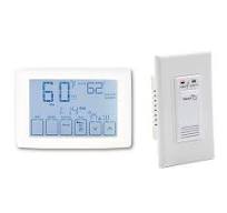 Radio Frequency Programmable Thermostat Kit for Line Voltage Heat with  Electric Heat Relay